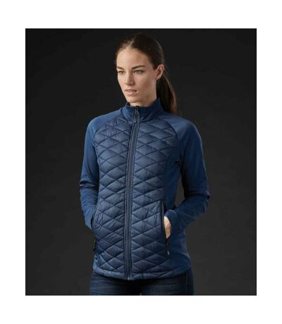 Womens/ladies Boulder Thermal Padded Jacket Indigo Blue Stormtech