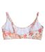 Womens/ladies skye bralette bikini top off white Animal-2