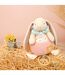 Doudou boîte à musique lapin Ciboulette polyester collection DANS MON JARDIN-2