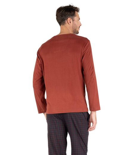 Pyjama long col v homme L'écossais Eminence