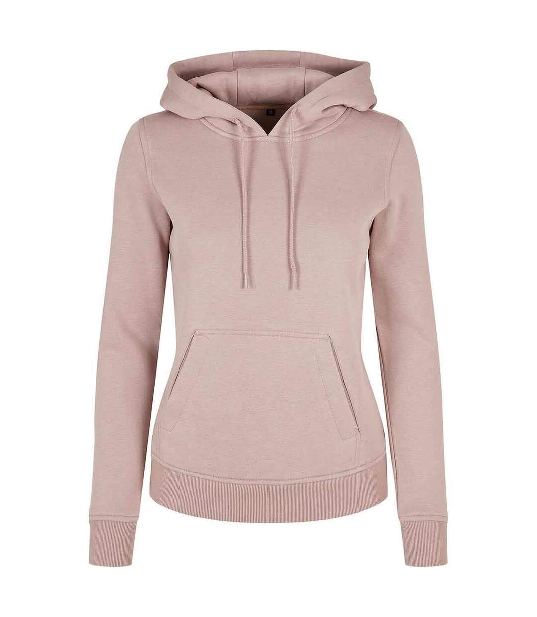 Sweat À Capuche Femme Rose Pâle Build Your Brand-2