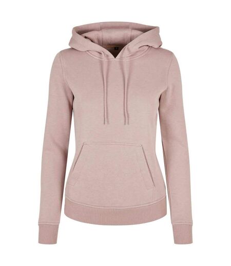 Sweat À Capuche Femme Rose Pâle Build Your Brand