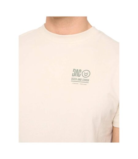 Mens Lynnfold T-shirt Light Stone Duck And Cover