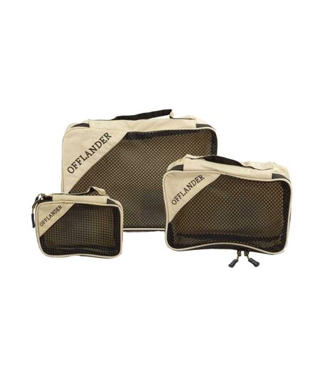 Ensemble De Cubes De Rangement Pour Bagages Taille Unique Marron Beige Offlander