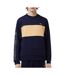 Sweat marine/beige homme lacoste sh1433 - s-1