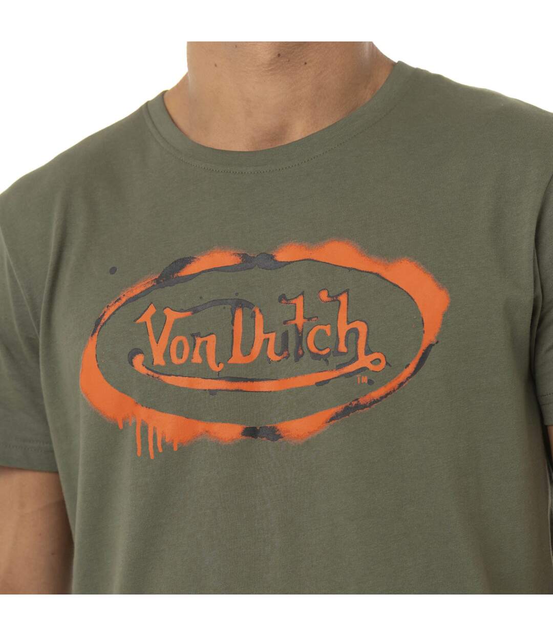 T-shirt homme regular en jersey 160gr print devant Graph Vondutch-2