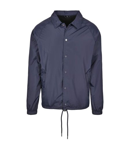 Veste D'entraîneur Adulte Bleu Marine Build Your Brand