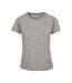 T-shirt Femme Gris Chiné Build Your Brand-1