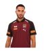 Mens 2024 Team Queensland Maroons Polo Shirt Burgundy Puma-4