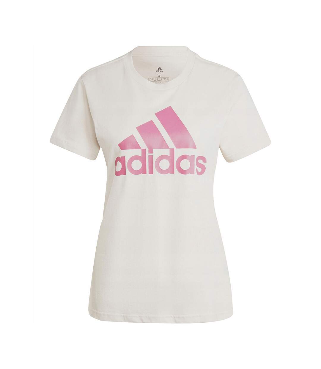T-shirt Femme Beige Crème Adidas-2