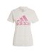 T-shirt Femme Beige Crème Adidas-2