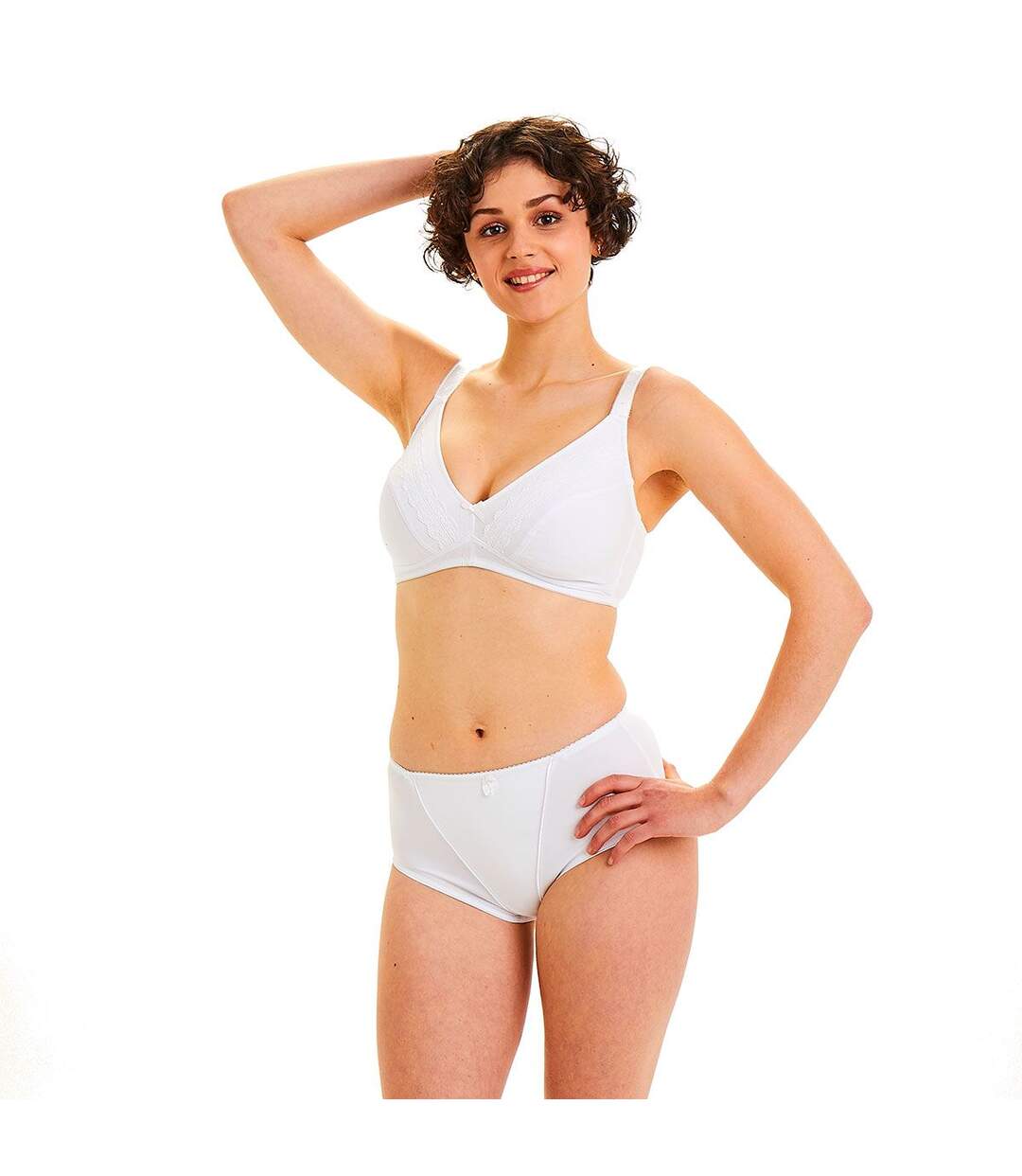 Culotte gainante blanche Galbante