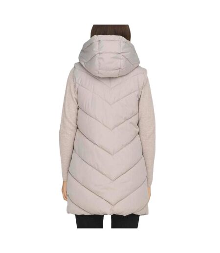 Doudoune sans manche beige femme jdy padded waistcoat