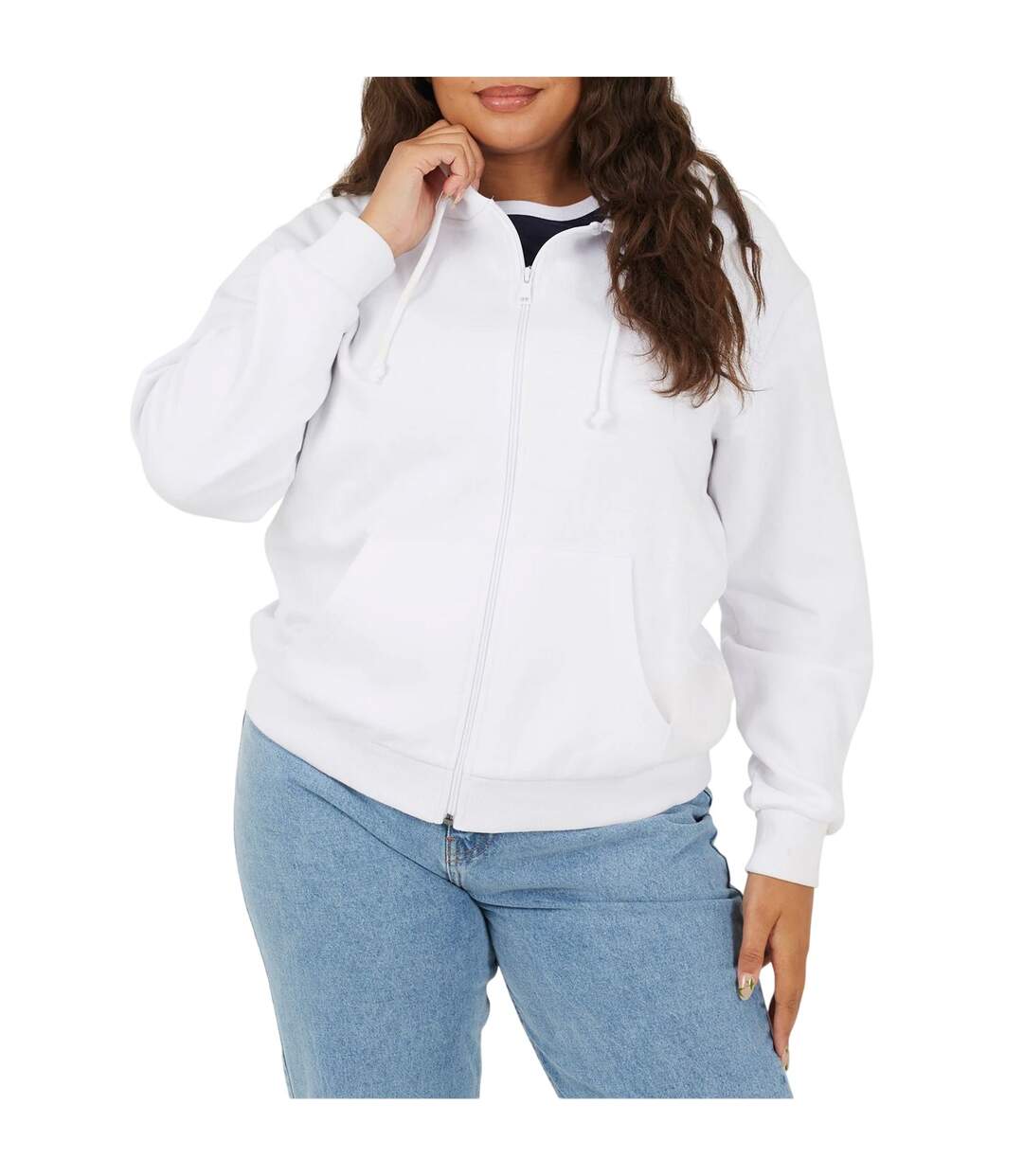 Veste À Capuche Femme Blanc Brave Soul-2