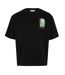 T-shirt Motif/style Imprimé Graphique St. Tropez Arch Homme Noir Belier-3