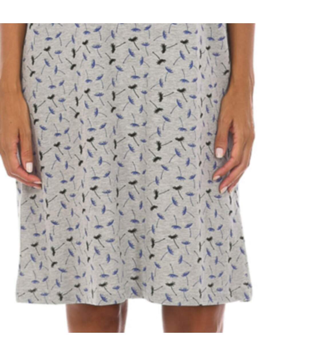 Women's Short-Sleeved Cotton Nightgown KL45000-4