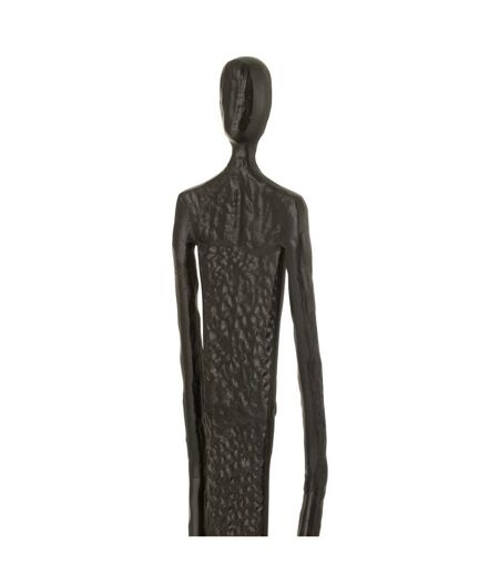 Lot de 2 Statues en Métal Marche 150cm Noir