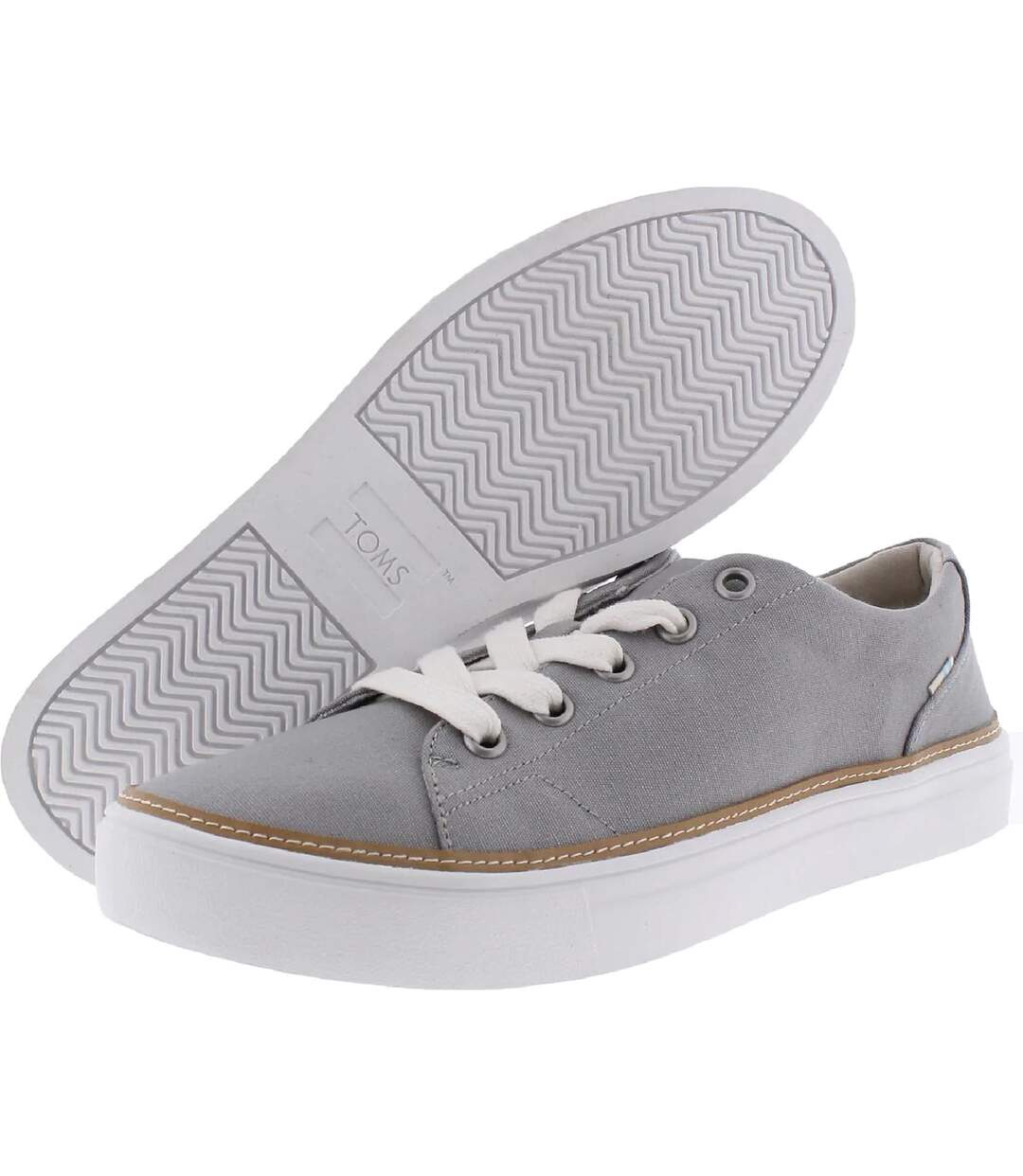 Toms Womens/Ladies Alex Canvas Sneakers (Drizzle Grey) - UTFS9534-3