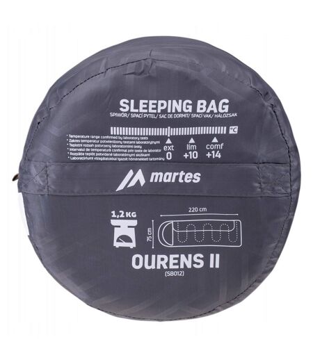Sac De Couchage Ourens Taille Unique Anthracite Beige Martes