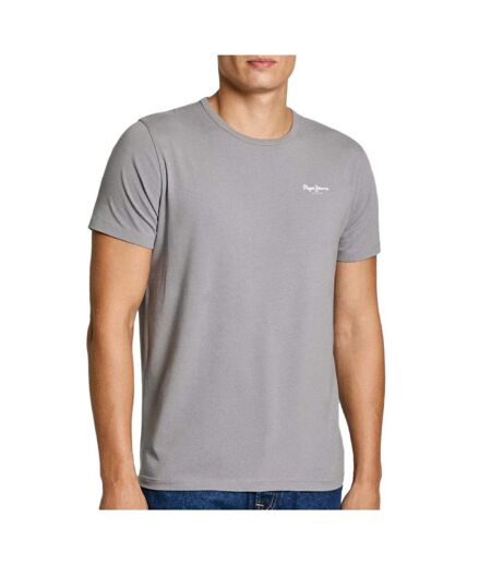 T-shirt gris homme pepe jeans original basic pm508212 - l
