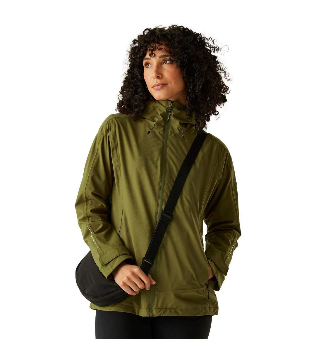 Womens/ladies Okara Waterproof Jacket Nephrite Green Camo Green Regatta-2