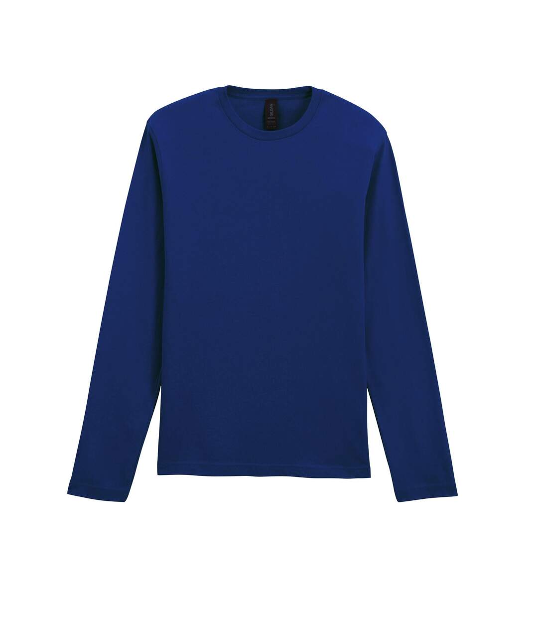 Mens Soft Style Long Sleeve T-shirt Navy Blue Gildan-2