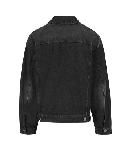 Veste En Jean Homme Noir Délavé Build Your Brand