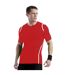 Gamegear® Cooltex® Short Sleeved T-Shirt / Mens Sportswear (Red/White) - UTBC451