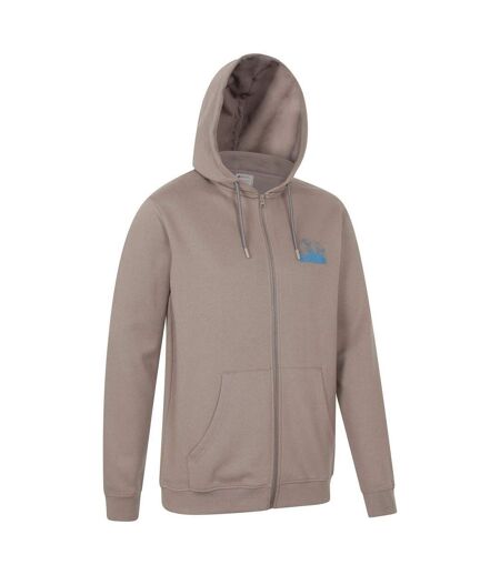 Sweat À Capuche Motif/style Graphique Homme Marron Mountain Warehouse
