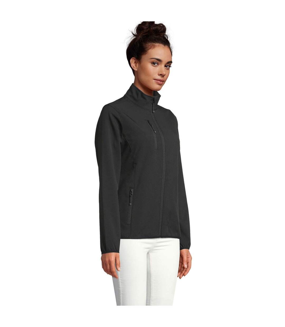 Veste Softshell Falcon Femme Noir SOLS-1