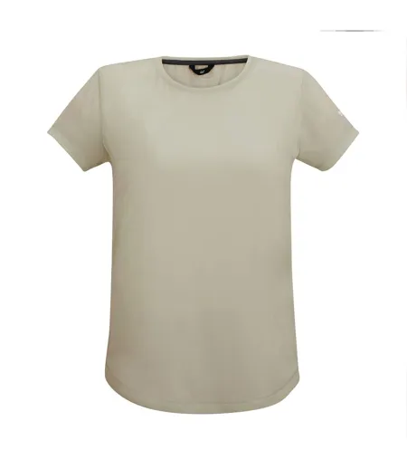 T-shirt Manches Courtes Mindo Femme Beige Regatta