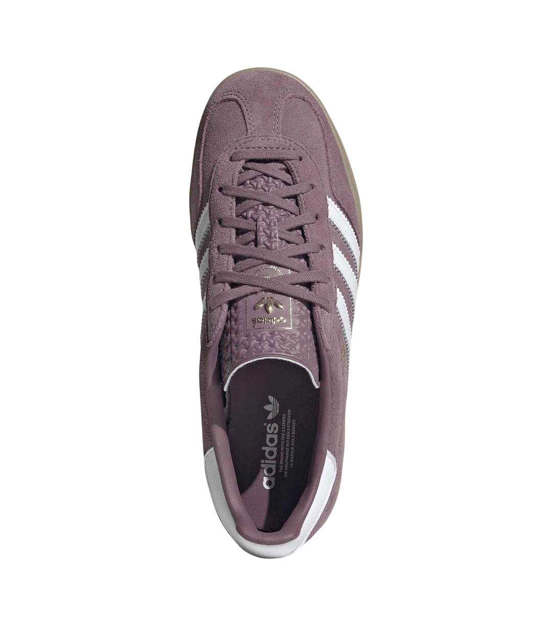 Baskets Gazelle Indoo Femme Pourpre Blanc Nuage Marron Pâle Adidas-4