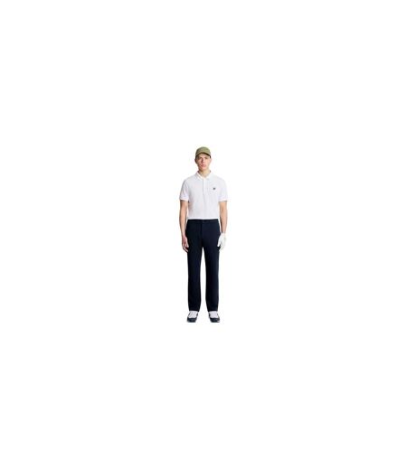 Mens Short-sleeved Golf Polo Shirt White Lyle & Scott