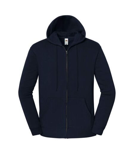 Veste De Survêtement Iconic Premium Homme Bleu Marine Sombre Fruit Of The Loom