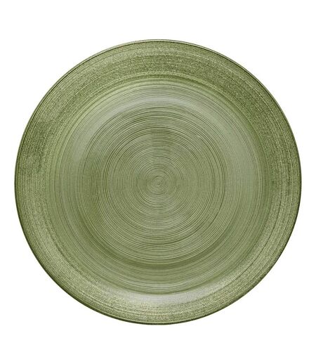 Lot de 6 Assiettes Plates Jem 28cm Vert