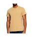 T-shirt beige sable homme tommy hilfiger tjm slim linear-1