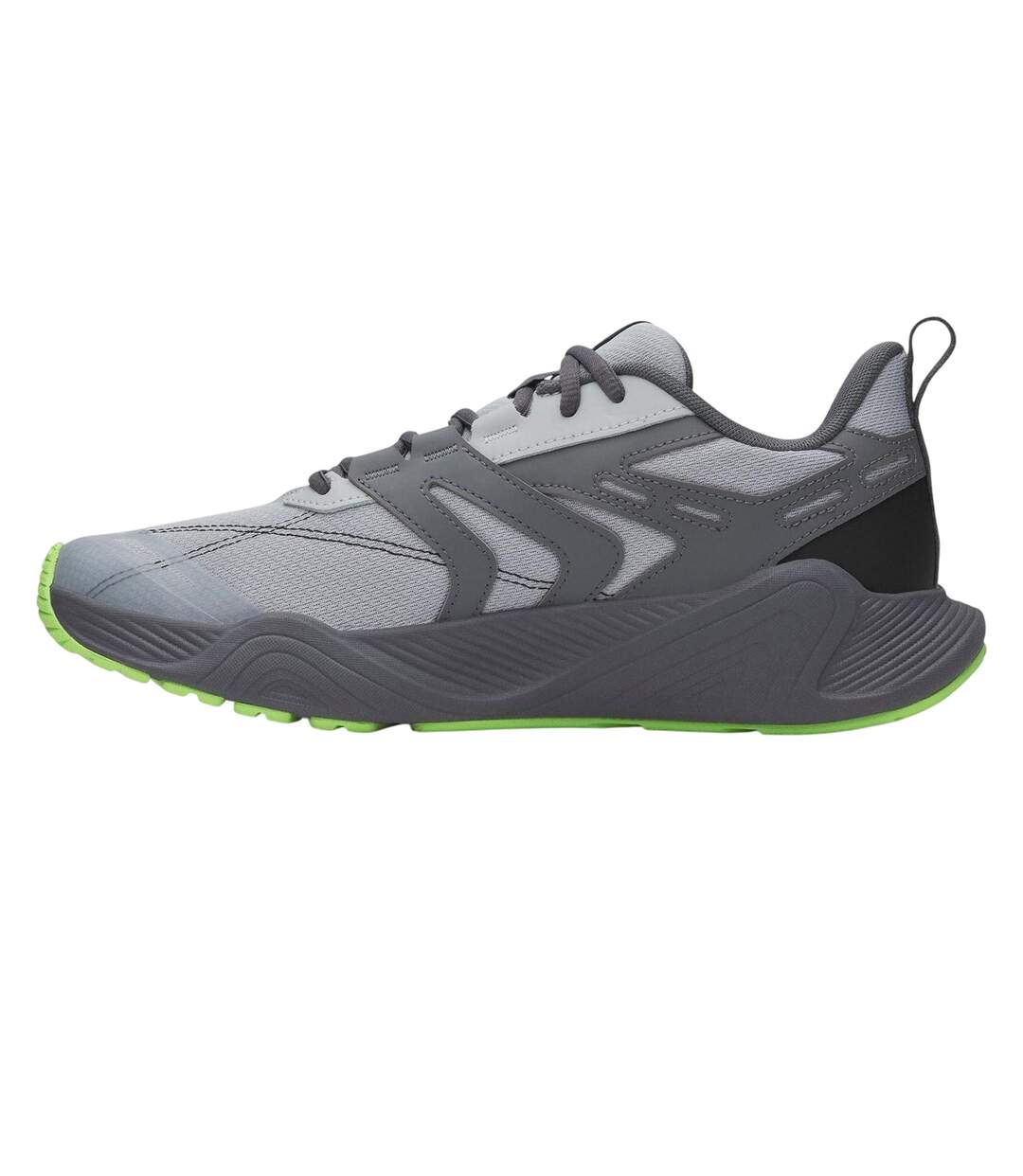 Mens Commit Training Trainers Grey Lime Under Armour-2