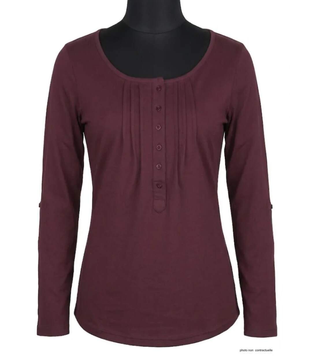 Tee-shirt MAYFLOWER NANNY1 à manches modulables : confort et style ajusté-3