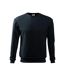 Sweat Manches Longues Essential Homme Bleu Marine Foncé Malfini-1