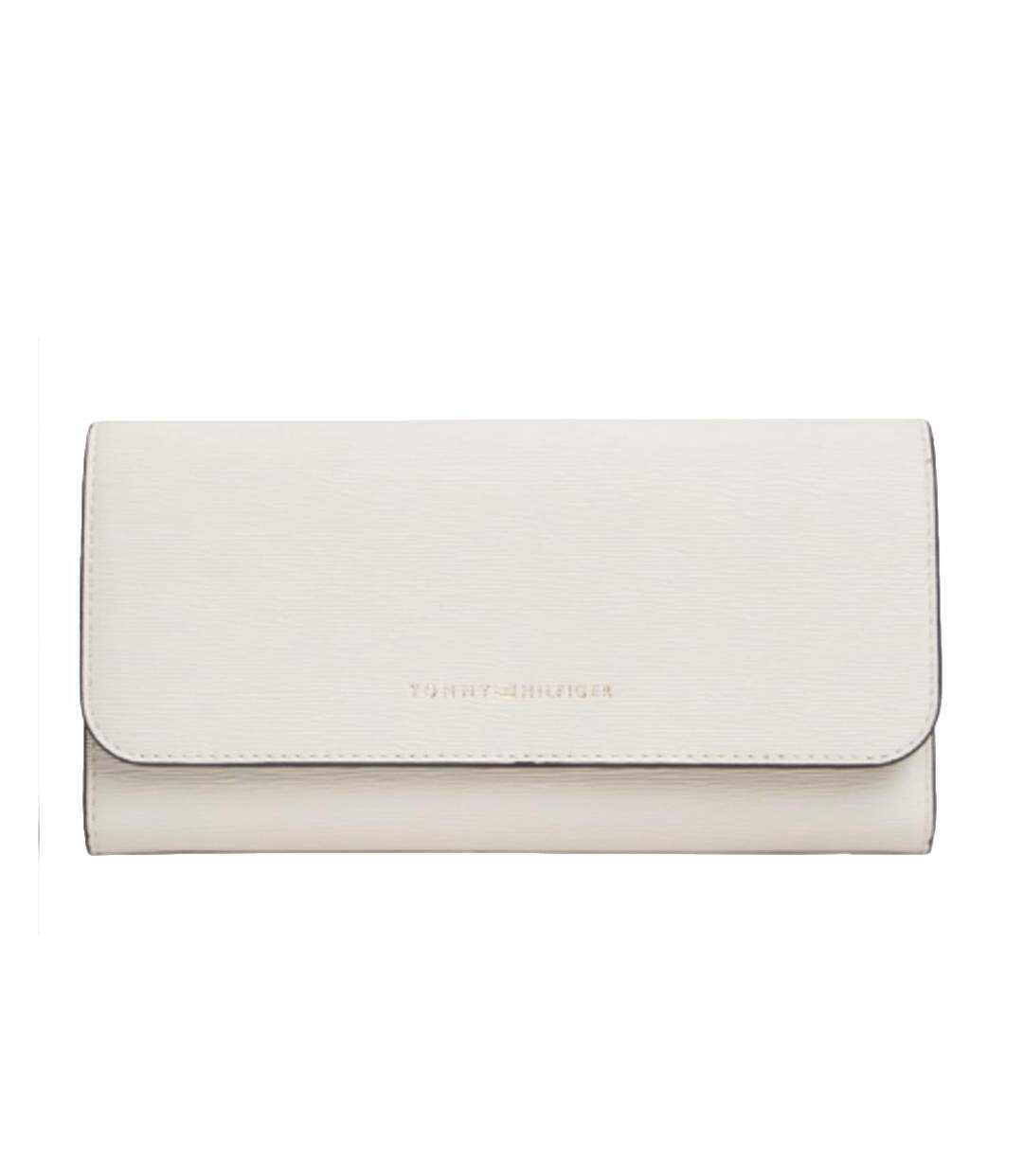 Portefeuille beige femme tommy hilfiger modern-1