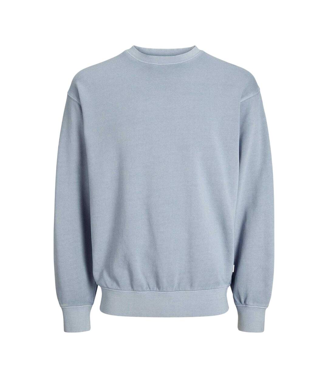 Unisex Adult Faded Drop Shoulder Sweatshirt Chambray Blue Jack And Jones-2