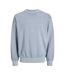 Unisex Adult Faded Drop Shoulder Sweatshirt Chambray Blue Jack And Jones-2