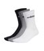3x paires de chaussettes blanches/gris/noir homme adidas lin-1