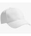 Beechfield - Lot de 2 casquettes de baseball 100% coton - Adulte (Blanc) - UTRW6719