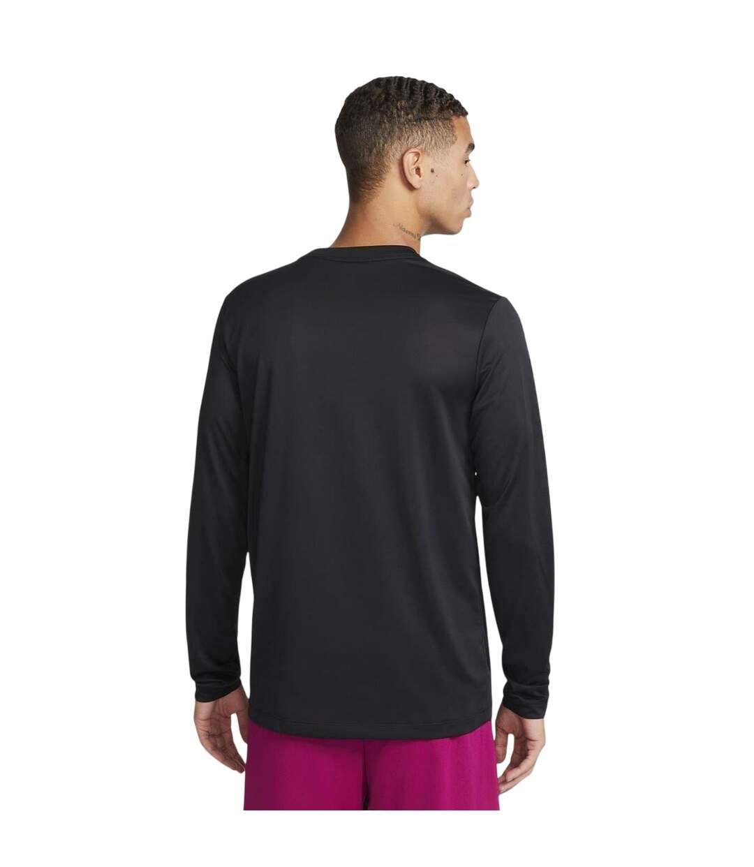T-shirt Manches Longues Legend Homme Noir Argenté Nike-3