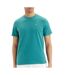 T-Shirt turquoise homme calvin klein jeans classic monogram-1