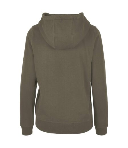Sweat À Capuche Basic Femme Olive Build Your Brand