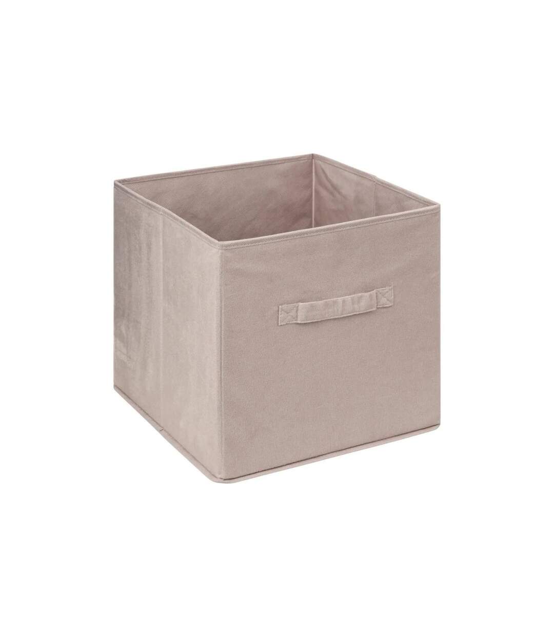 Boîte de Rangement Carrée Velours Mix N Modul 31x31cm Lin-1