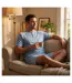 OZABI Ensemble Pyjama Pyjama Court Homme Coton-4