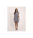 Robe courte portefeuille motifs INEZA - Dona X Lisa-4
